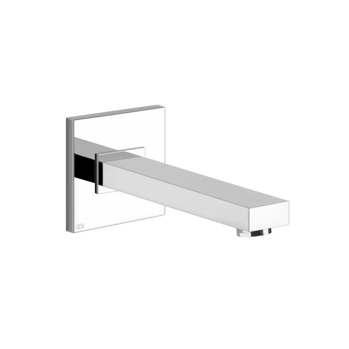 Gessi Rettangolo Настенный излив для ванны, для монтажа с удаленным управлением (не входит в комплект), цвет: хром