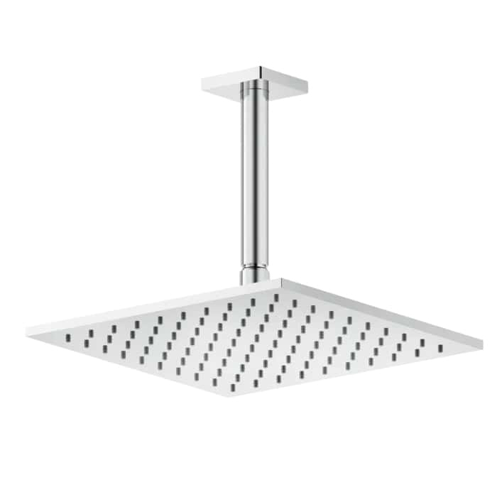 Gessi Rilievo Потолочная душевая головка шарнирная 250x250 мм на 1/2", цвет: хром