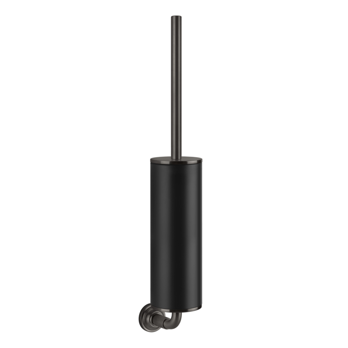 Gessi Venti20 Ершик для унитаза подвесной, цвет: черный, фурнитура Black Metal Brushed PVD