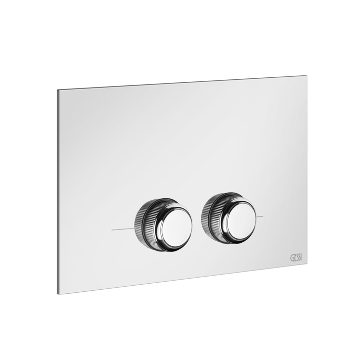 Gessi Venti20 Клавиша смыва для унитаза двойная, для инсталляций Geberit Sigma8 и Sigma12, цвет: хром
