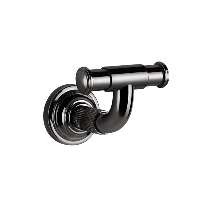 Gessi Venti20 Крючок двойной, цвет: Black Metal PVD