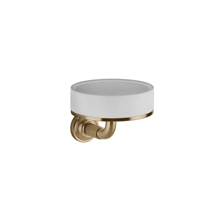 Gessi Venti20 Мыльница подвесная, цвет: белый, фурнитура Warm Bronze Br. PVD