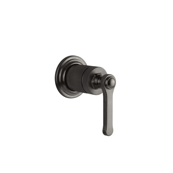 Gessi Venti20 Смеситель для душа, встраиваемый, цвет: Black Metal Brushed PVD