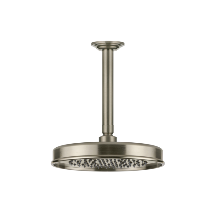 Gessi Venti20 Верхний душ Ø20см., с потолочным держателем 28.8см., цвет: Finox Brushed Nickel