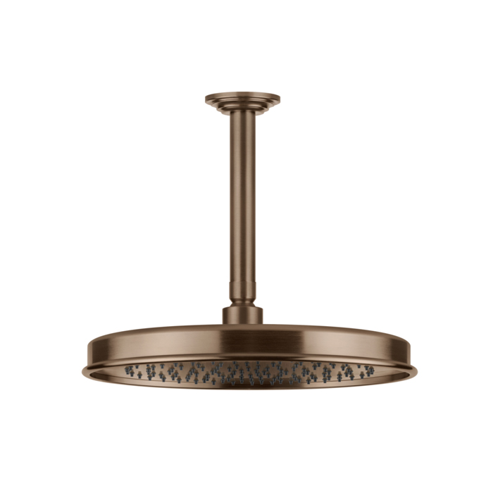 Gessi Venti20 Верхний душ Ø30см., с потолочным держателем 29.3см., цвет: Copper Brushed PVD