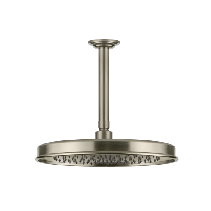 Gessi Venti20 Верхний душ Ø30см., с потолочным держателем 29.3см., цвет: Finox Brushed Nickel