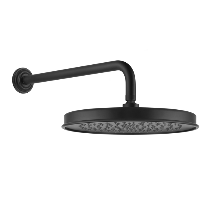 Gessi Venti20 Верхний душ Ø328 мм., с настенным держателем 389 мм., цвет: черный матовый