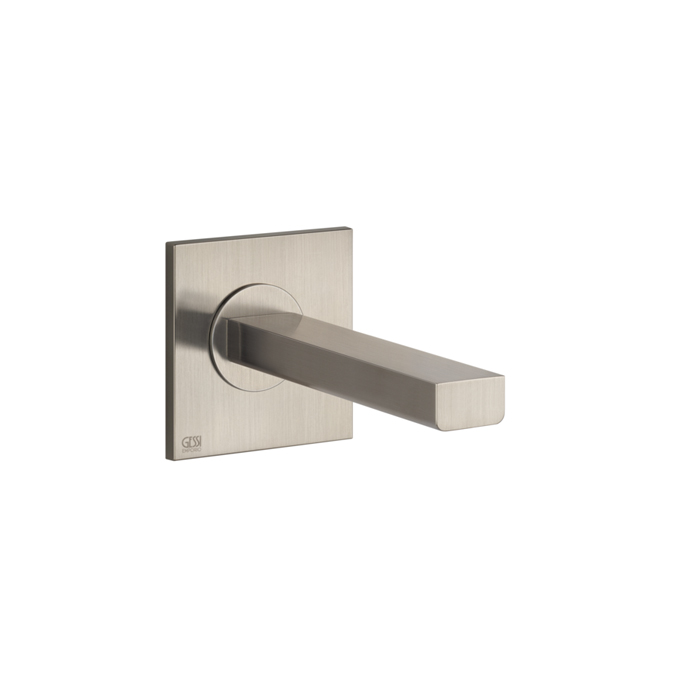 Gessi Emporio Via manzoni Излив для ванны, комбинируемый с удаленным управлением, цвет: Finox Brushed Nickel