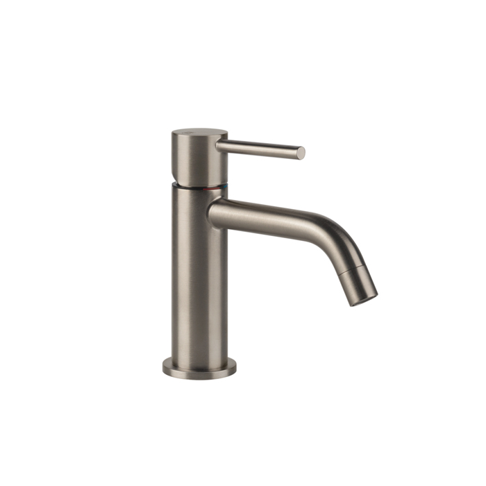 Gessi Emporio  Via tortona Смеситель для раковины, на 1 отв, без донного клапана,  цвет: Finox Brushed Nickel