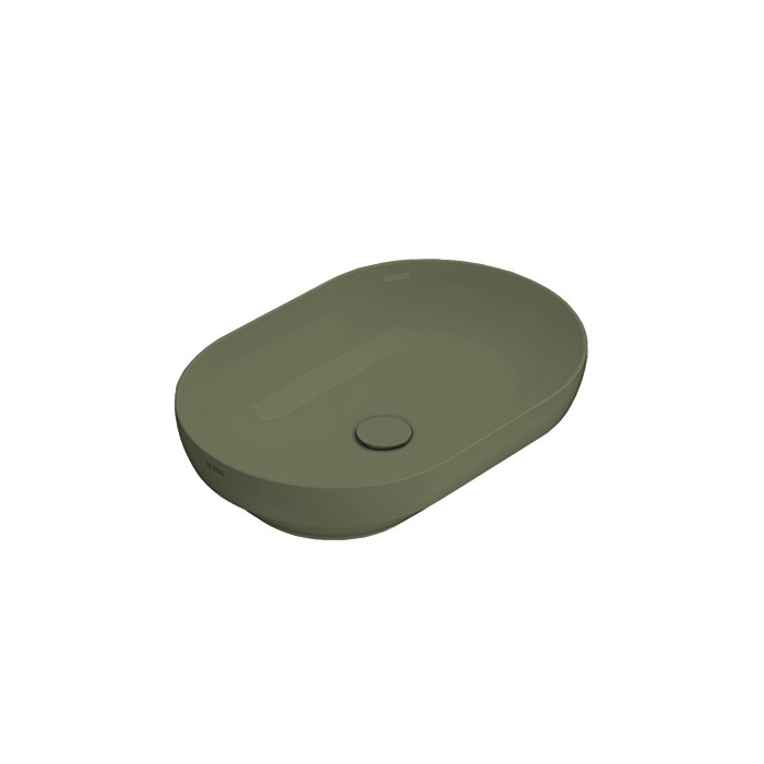 Globo T-Edge Раковина-чаша 60х41х14 см, без отв., на столешницу, цвет: Felce