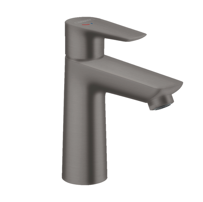 Hansgrohe Talis E Смеситель для раковины на 1 отверстие, однорычажный, высота до излива 104 мм., цвет:шлифованный черный хром