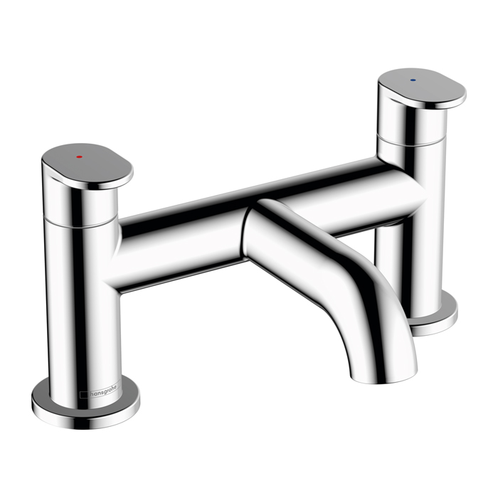 Hansgrohe Vernis Blend Смеситель для ванны, на 2 отв., цвет: хром