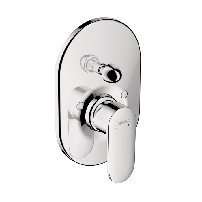 Hansgrohe Vernis Blend Смеситель для ванны, однорычажный, внешняя часть, цвет: хром