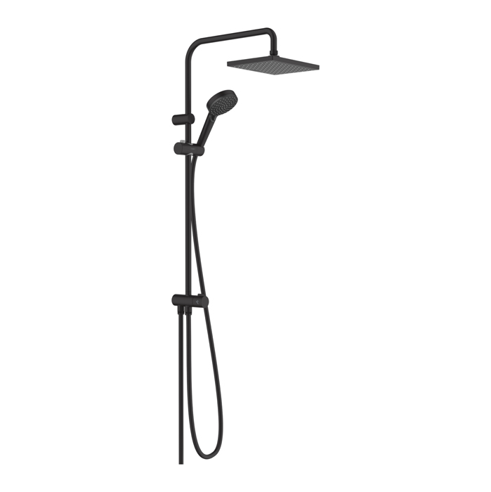 Hansgrohe Vernis Shape Душевая стойка с верхним душем 230 1jet Reno, цвет: матовый черный