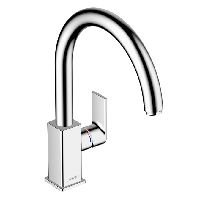 Hansgrohe Vernis Shape M35 Смеситель кухонный , однорычажный, излив 260 мм, цвет: хром