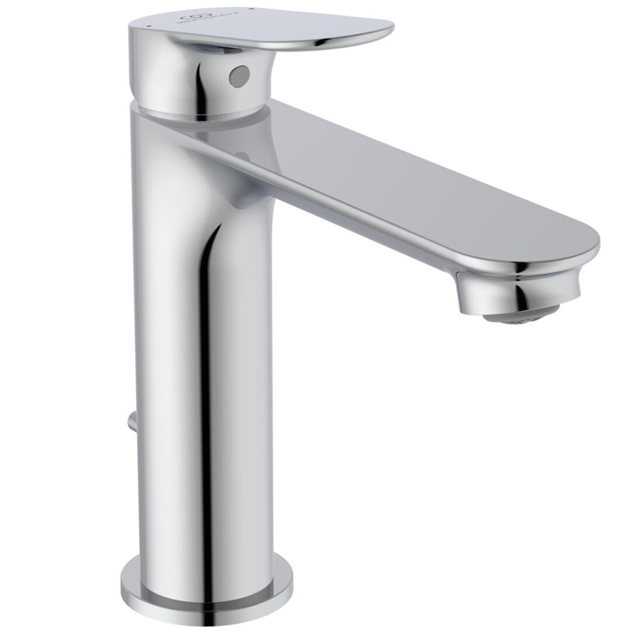 Ideal Standard Ceralife O Смеситель для раковины H12см., на 1 отв., с донным клапаном, цвет: хром