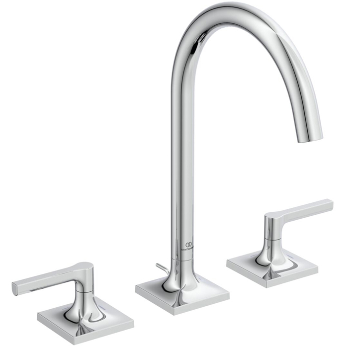Ideal Standard Joy Neo Смеситель для раковины, на 3 отв., с донным клапаном, цвет: хром