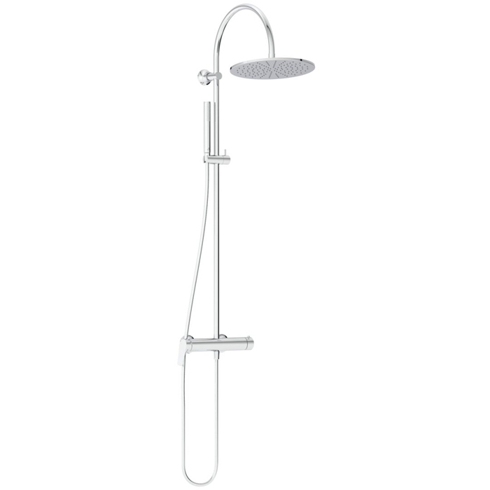 Ideal Standard La Dolce Vita Душевая система, с настенным смесителем для душа, верхний душ 30см., душевая лейка Stick, шланг Idealflex 175см., цвет: хром