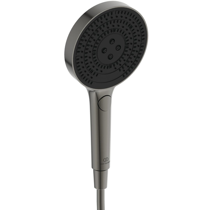 Ideal Standard Solos Ручной душ, 3-функциональный (Rain, Silkrain, Active) цвет: PVD Magnetic Grey