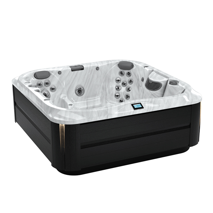 Jacuzzi J375 Минибассейн 231х231х97см, стерео, цвет Platinum, внешняя панель New Smoked Ebony