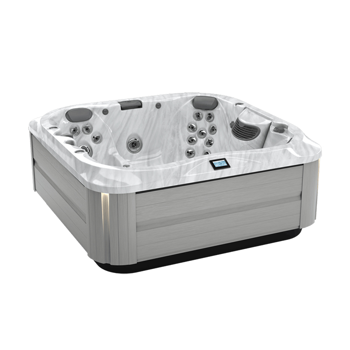 Jacuzzi SPA J335 Минибассейн 214х214х92см, стереосистема, акрил Platinum, цвет: Brushed Gray