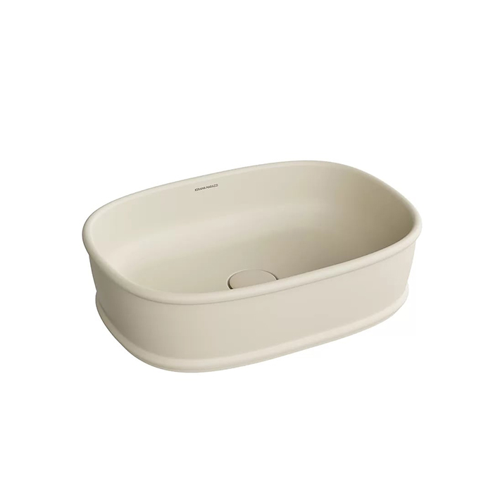 Kerama Marazzi Circo Раковина 50х36х13.5см., накладная, без отв., без перелива, цвет: песочный матовый