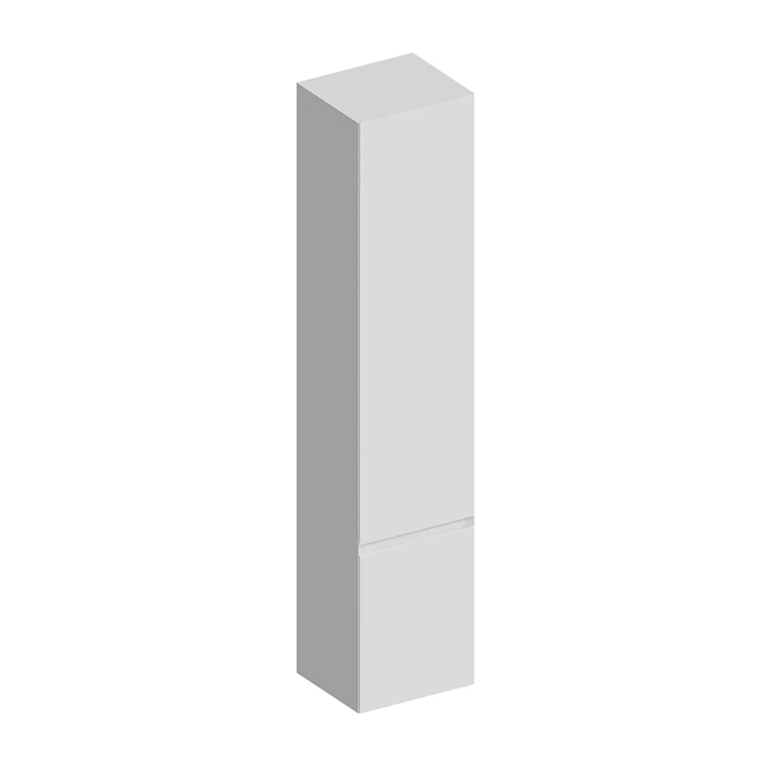 Kerama Marazzi Cubo Пенал подвесной, правый 165, цвет: белая матовая