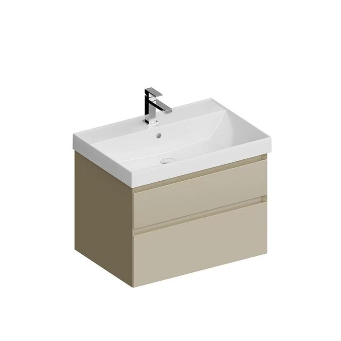 Kerama Marazzi Cubo Тумба подвесная 70см, с ящиками, с ящиками, цвет: лимо матовая