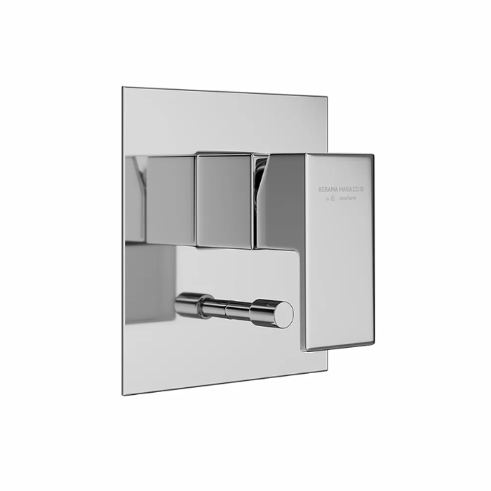 Kerama Marazzi Futura Смеситель для душа, встраиваемый, с переключателем на 2 источника, цвет: хром