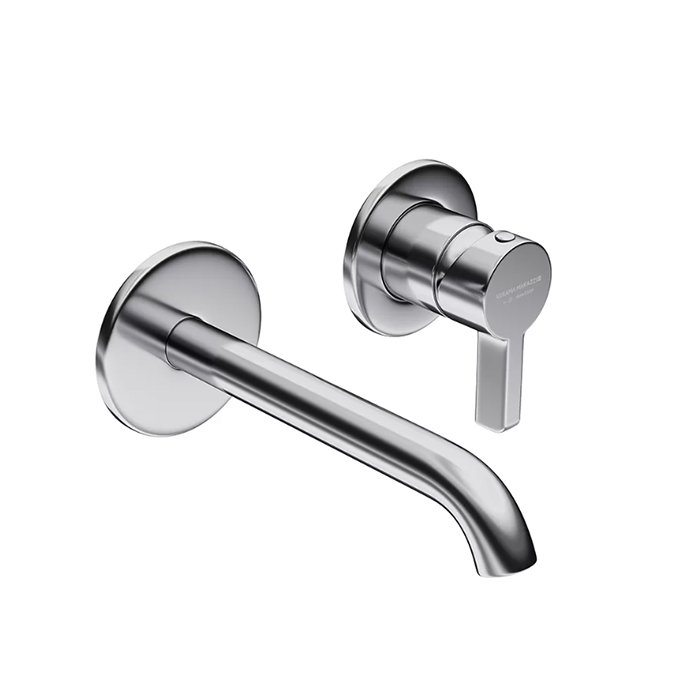 Kerama Marazzi Linea Смеситель для раковины, встраиваемый, излив: 17см., цвет: хром