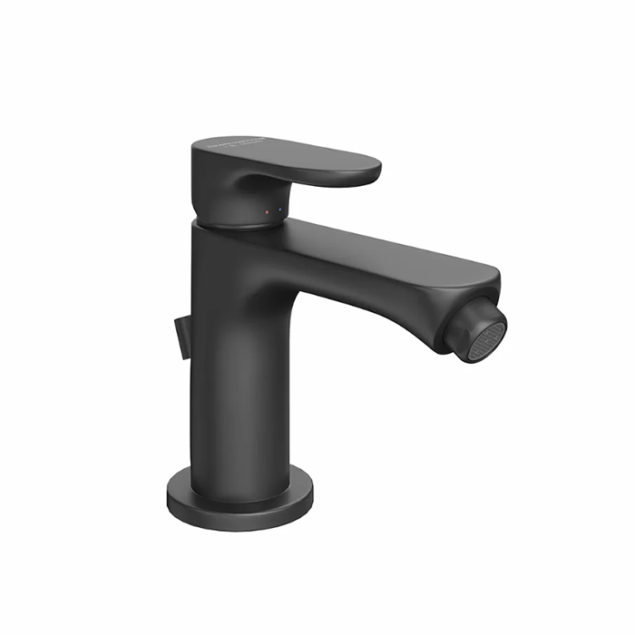 Kerama Marazzi Ole Смеситель для биде, на 1 отв., с донным клапаном, цвет: черный матовый