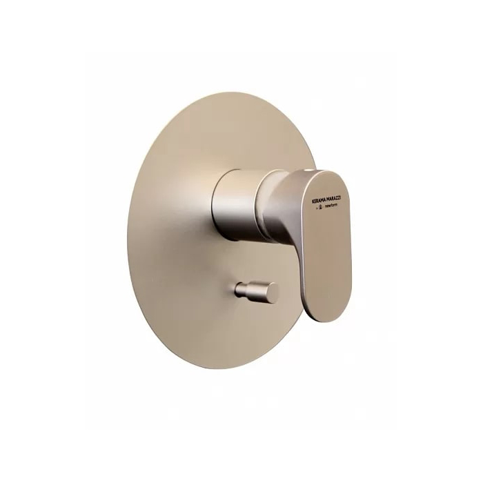 Kerama Marazzi Ole Смеситель для душа, встраиваемый, с переключателем на два потока, цвет: золотой атласный