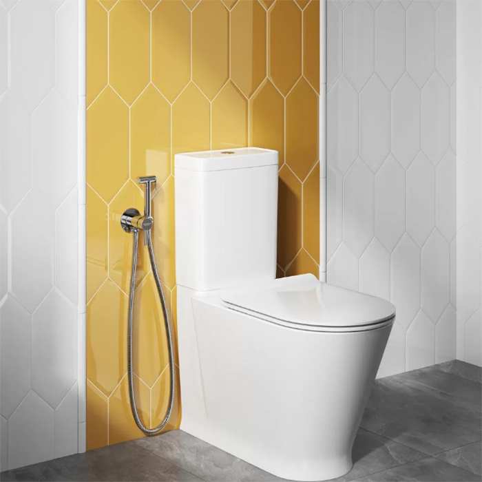 Kerama Marazzi Plaza Modern Унитаз моноблок 35x70см, безободковый, цвет: белый глянцевый