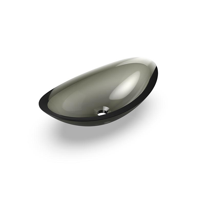 Knief Charm Shape Раковина накладная 58.1x33.1x16.9см, без отв., из полимерного материала, цвет:  Turmalin # 020