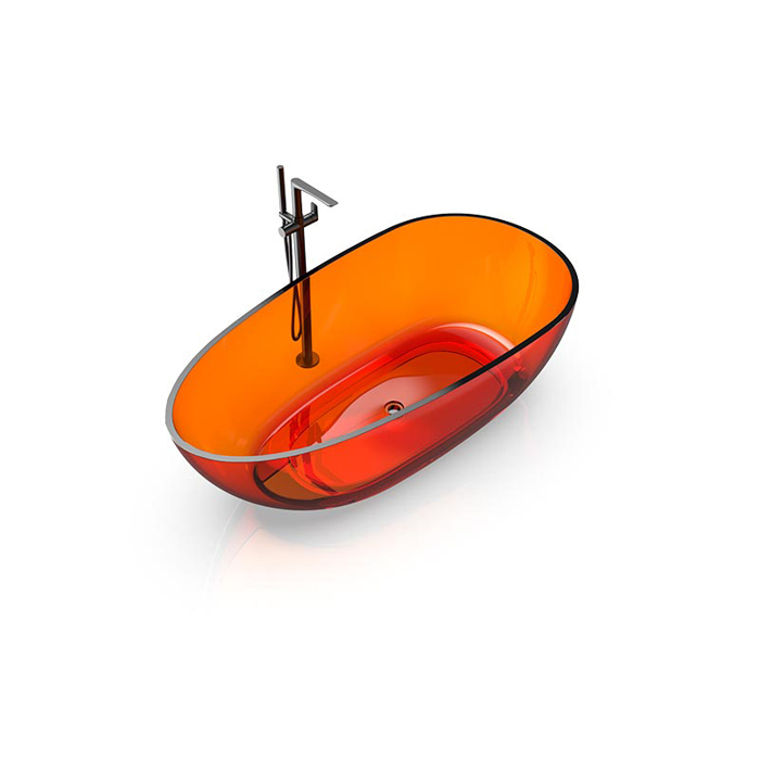 Knief EGG Shape Ванна отдельностоящая 170x85x54см., из полимерного материала, цвет: Citrin # 060