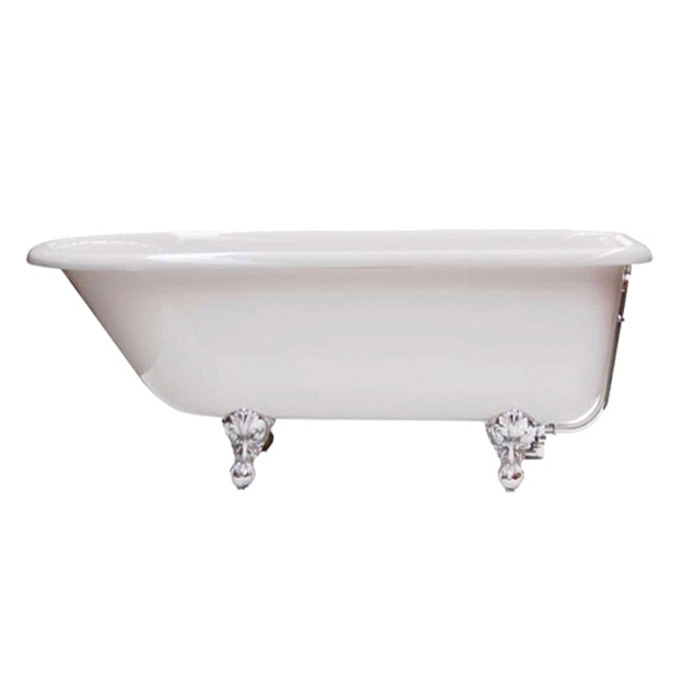 KNIEF  ROLL TOP XL Ванна отдельностоящая 170x70x60см., на ножках хром, без слива-перелива, цвет: белый