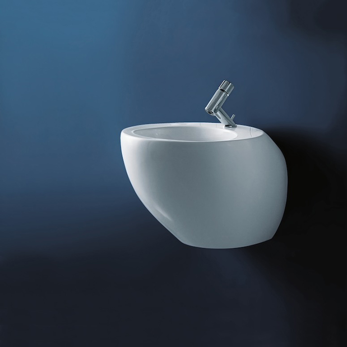 Laufen Alessi One Биде напольное 39x58.5x41.5см, с 1 отв. под смеситель, с покр. LCC, цвет: белый