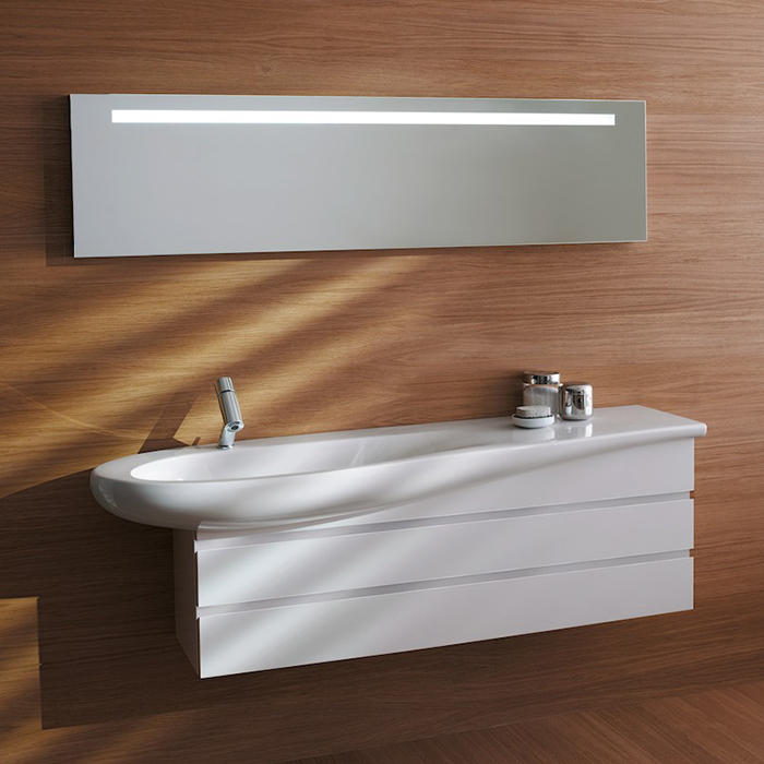 Laufen Alessi One Раковина 160х50х16.5 см, 1 отв., покрытие LCC, цвет: белый