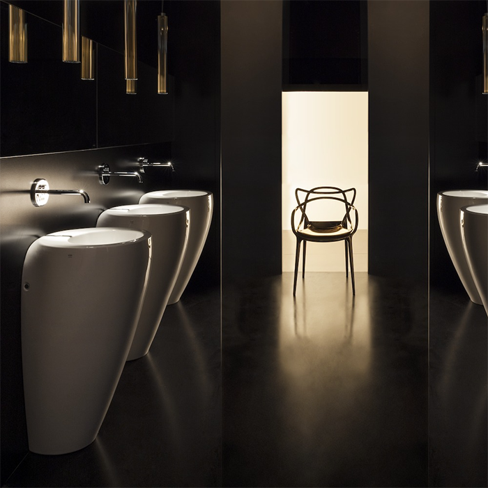 Laufen Alessi One Раковина пристенная 52х53х85 см, без отв., покрытие LCC, цвет: белый
