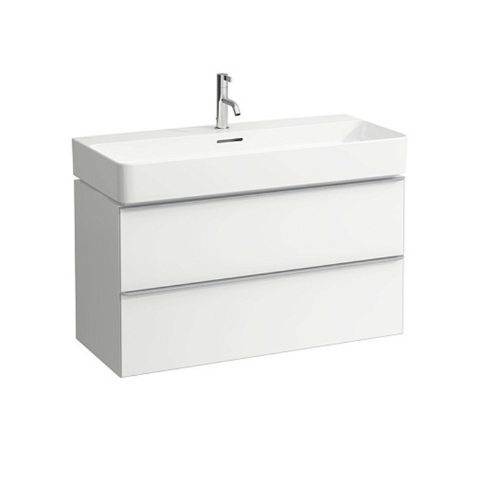 Laufen Case Шкафчик 89.3x52x45см, 2 ящика, цвет: белый матовый