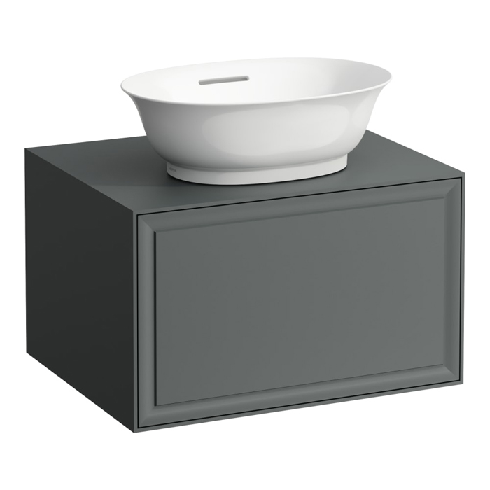 Laufen  New Classic Тумба с раковиной, 57.5x45.5x34.5см,1 ящик, подвесная, цвет: серый