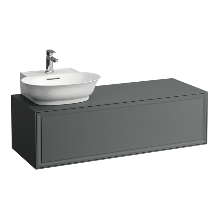 Laufen New Classic Тумба с раковиной, SX, 117.5х45.5х34.5см, 1 ящик, подвесная, цвет: серый