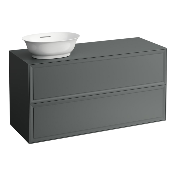 Laufen New Classic Тумба с раковиной, SX, 117.5х45.5х60см, 2 ящика, подвесная, цвет: серый