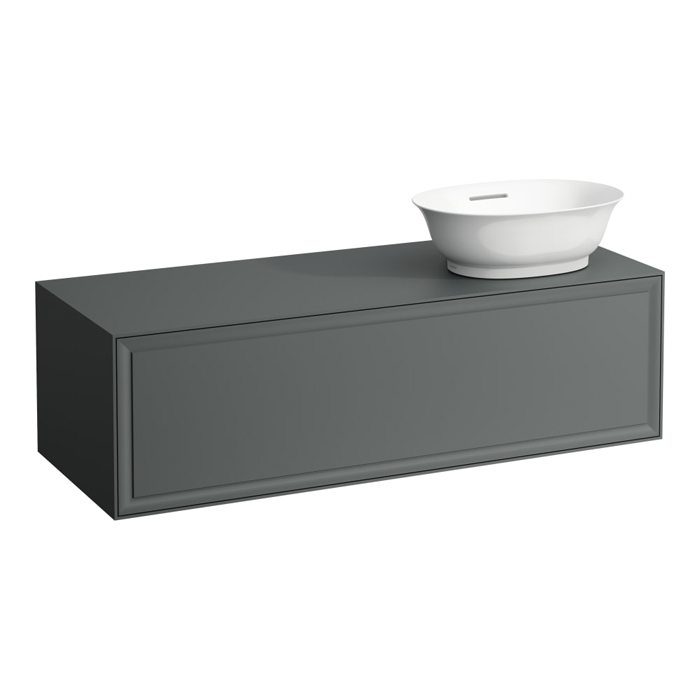 Laufen New Classic Тумба с раковиной, DX, 118х45х35см, 1 ящик, подвесная, цвет: серый