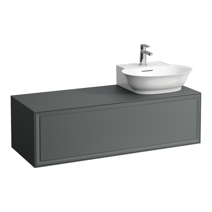 Laufen New Classic Тумба с раковиной, DX, 117.5х45.5х34.5см, 1 ящик, подвесная, цвет: серый