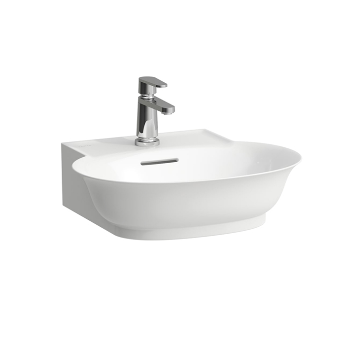 Laufen New Classic Раковина-мини 50х45х17 см, 1 отв., накладная, с переливом, цвет: белый матовый