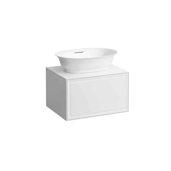 Laufen New Classic Тумба с раковиной, 57.5x45.5x34.5см, 1 ящик, подвесная, цвет: белый глянцевый