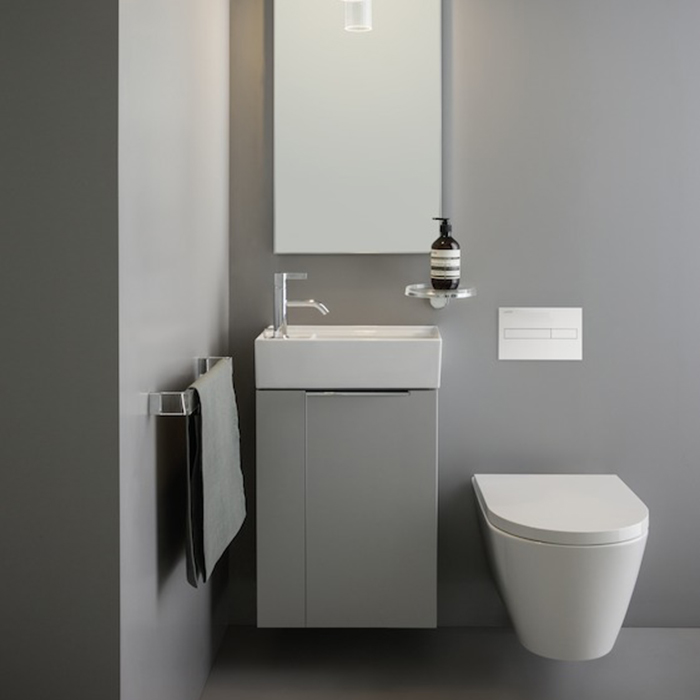 Laufen Kartell Раковина 46х28х12 см, 1 отв., без перелива, покрытие LCC, цвет: белый