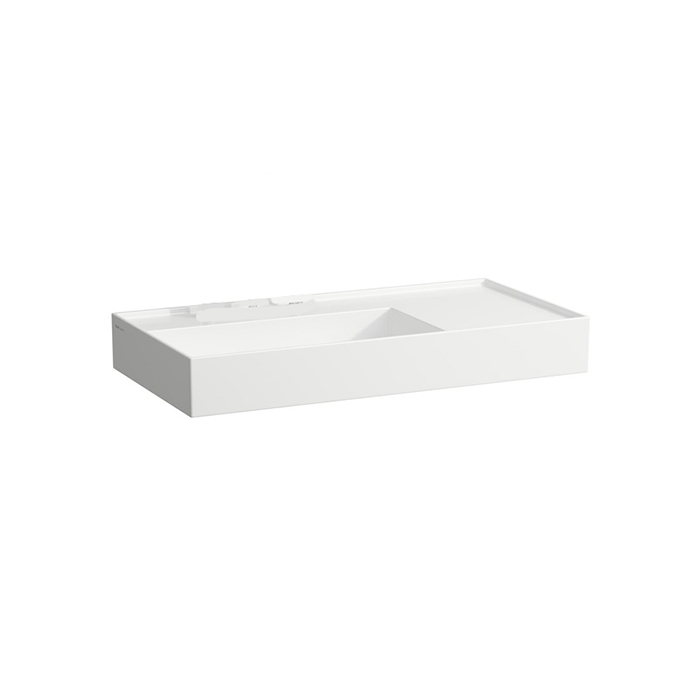 Laufen Kartell Раковина 90х46х12 см, без отв., без перелива, цвет: белый