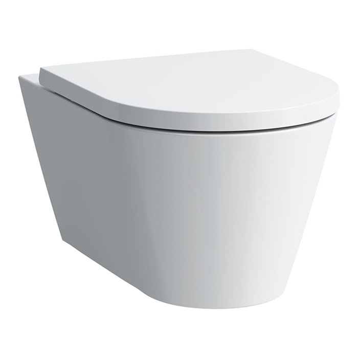 Laufen Kartell Унитаз подвесной 54.5х37х43 см, Rimless, c покрытием LCC, цвет: белый